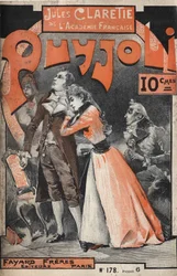 Omslag van de roman “Puyjoli” (1890) door Jules CLARETIE (1840-1913).