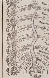 Detail van een pagina uit Franchino Gaffurio
