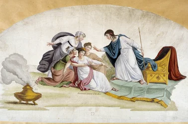 Esthers flauwte - waaiersproject, ca. 1810