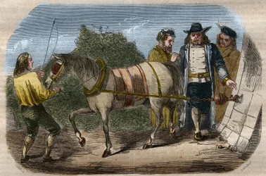 Experiment van Otto von Guericke.