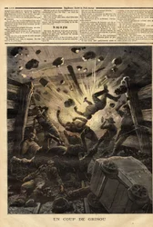 Explosie van mijngas in de mijnen van Anderlues (België)