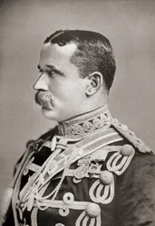Veldmaarschalk John Denton Pinkstone French, uit het boek Zuid-Afrika en de Transvaaloorlog door Louis Creswicke, uitgegeven 1900