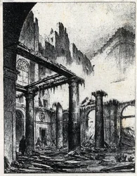 Brand van het Italiaanse Theater in Parijs in 1838