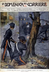 Schietpartij tussen karabiniers en maffiosi in de regio Trapani op Sicilië in 1899