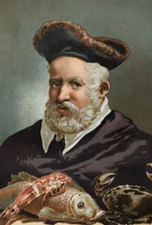 Guillaume Rondelet natuuronderzoeker en Franse geneeskunde. 1507-1566. naar La Ciencia y sus Hombres door Louis Figuier. Barcelona 1881