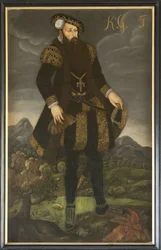 Portret van koning Gustaaf I van Zweden