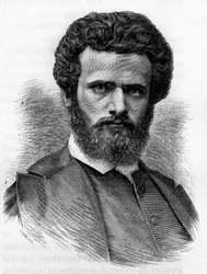 Henri Regnault (1843-1871), Franse schilder. Gravure uit het einde van de 19e eeuw in 