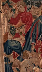 Geschiedenis van Sint Piat en Sint Eleuthère, Scene 8, Detail midden
