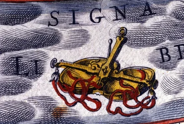 Horoscoop: sterrenbeeld Weegschaal. 16e-eeuwse gravure