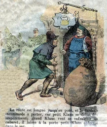 Illustratie eind 19e eeuw voor het verhaal van Hans Christian Andersen (1805-1875) 