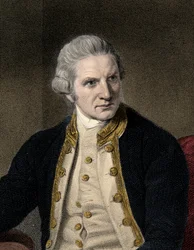 James Cook 1728-1779 - gravure - 19e eeuw
