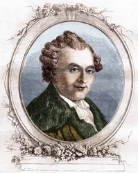 Jean Michel Sedaine. Franse toneelschrijver 1719-1797.