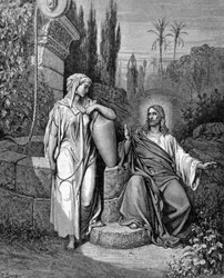 Jezus Christus en de Barmhartige Samaritaan. Het Evangelie volgens Johannes.