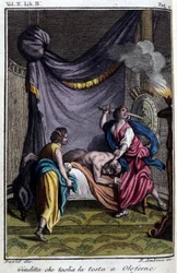Judith snijdt Holoferne