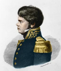 Jules Poret de Blosseville. Franse ontdekkingsreiziger, zeeman en geograaf. 1802-1833.