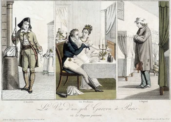 Leven van een mooie jongen in Parijs of de perverse boer: de aankomst, de Fredaines en het ziekenhuis - Carnavalet