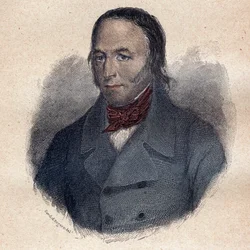 Louis Marie de Lahaye baron toen Burggraaf de Cormenin (1788-1868) Franse jurist en politiek pamflettist - Gravure