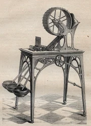 Machine van Louis-Joseph (Louis Joseph) Deleuil (1795-1862) voor de verificatie van gouden munten