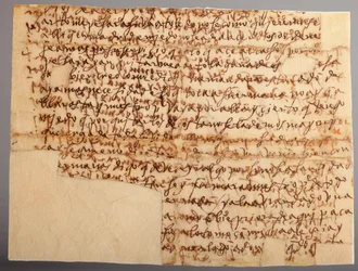 Manuscript. Brief nr. 7 aan de monniken van Beas de Segura. Papier. Deel 2. 18 november 1585