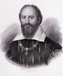 Maximiliaan van Béthune (1560-1641) Hertog van Sully, grafportret