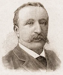 Leden van de Académie Française in 1895: portret van Albert Sorel (1843-1906), Franse historicus.