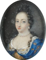 Miniatuur van Koningin Ulrika Eleonora de Oudere van Zweden