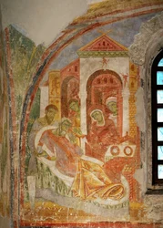 Muurschilderingen in de kerk van het benedictijnenklooster van Lambach, Opper-Oostenrijk (fresco)