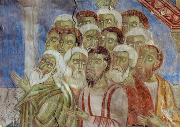 Muurschilderingen in de kerk van het benedictijnenklooster van Lambach, Opper-Oostenrijk (fresco)