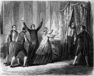 Mysterieuze ophanging van de laatste prins van Condé (Louis Henri Joseph de Bourbon)