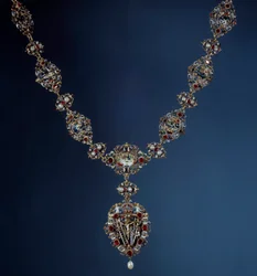 Halsketting van de keizer van het Heilige Roomse Rijk, koning van Bohemen en koning van Hongarije Rudolf II