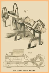 Nieuw Patent Schindelmachine