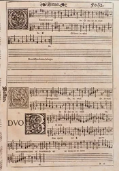 Pagina uit Liber octo missarum (1541)