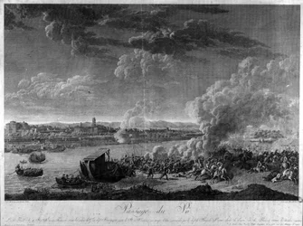 Oversteek van de Po door de legers van Napoleon Bonaparte