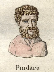 Pindarus (518-v. 438 v.Chr.), Griekse operadichter.