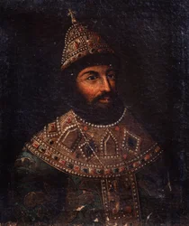 Portret van Tsaar Alexis I Mikhailovich van Rusland