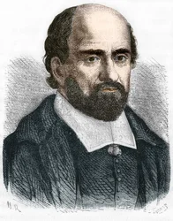 Portret van (Jean Duvergier de Hauranne) abt van Saint Cyran