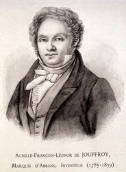 Portret van Achille François Léonor de Jouffroy, Markies d