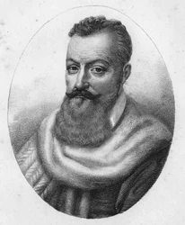 Portret van Achilles de Harlay, Graaf van Beaumont Magistraat (1536 tot 1619).