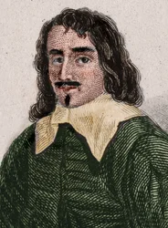 Portret van Adam Billaut, genaamd Meester Adam (1602-1662) Franse timmerman, dichter en liedjesschrijver. Gravure uit 1896.