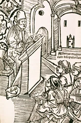 Portret van Albertus Magnus (Albertus de Grote 1206-1280), Sint Albertus de Grote (1205-1280)