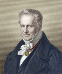 Portret van Baron Alexander Von Humboldt