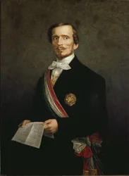 Portret van Bettino Ricasoli