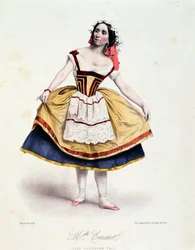 Portret van Celestine Emarot in Guillaume Tell, ballet door Gioacchino Rossini, ca. 1858