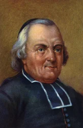 Portret van Charles, Abbe van de Epee Frans pedagoog.