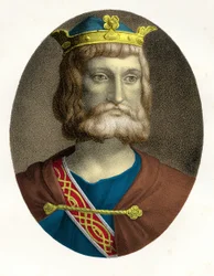 Portret van Karel Martel (688-741)