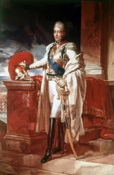 Portret van Charles X (1757 - 1836), Koning van Frankrijk van 1824 tot 1830. Schilderij. Museum van Capodimonte, Napels.
