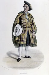 Portret van Claude Louis Seraphin Barizain (of Barisain), genaamd Monrose