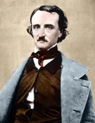 Portret van Edgar Allan Poe (1809-1849), Amerikaanse schrijver