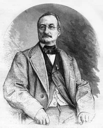 Portret van Elie Berthet Franse schrijver van de 19e eeuw