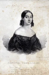 Portret van Erminia Frezzolini, Italiaanse sopraan (1818-1884)